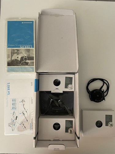 Sennheiser Set 840S Inalámbrico en el oído TV Sistema de escucha Nuevo Caja abierta - Imagen 3 de 6