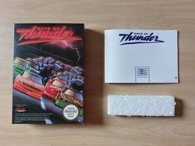 Caja y manual de reemplazo de Days of Thunder de NES