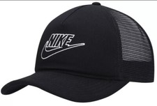NEW Nike Adult Unisex Futura Trucker Snapback Hat/Cap-Black DC3984-010