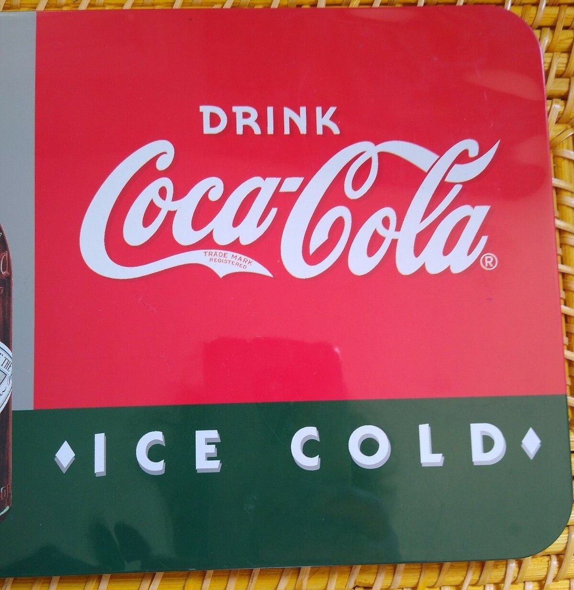 Coca-Cola アイスコールドサイン Ice Cold Coca Cola Sold Here - Vintage Tin Sign - Man Cave Garage