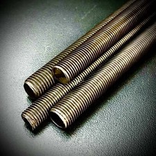 Threaded Bar Rod Stud Metric Self Colour Mild Steel 500mm