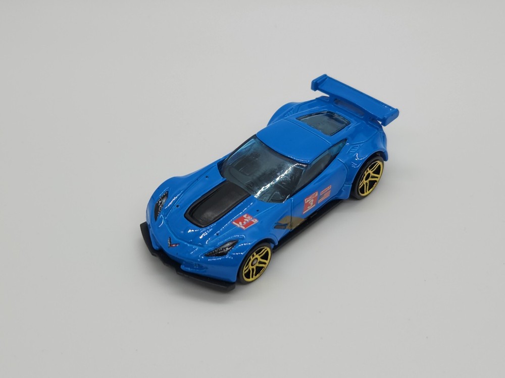 2015 Hot Wheels CORVETTE C7.R #155 blue HW Race loose