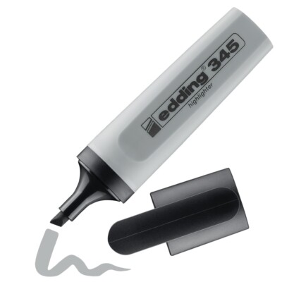 edding 345 Textmarker grau 4-345012