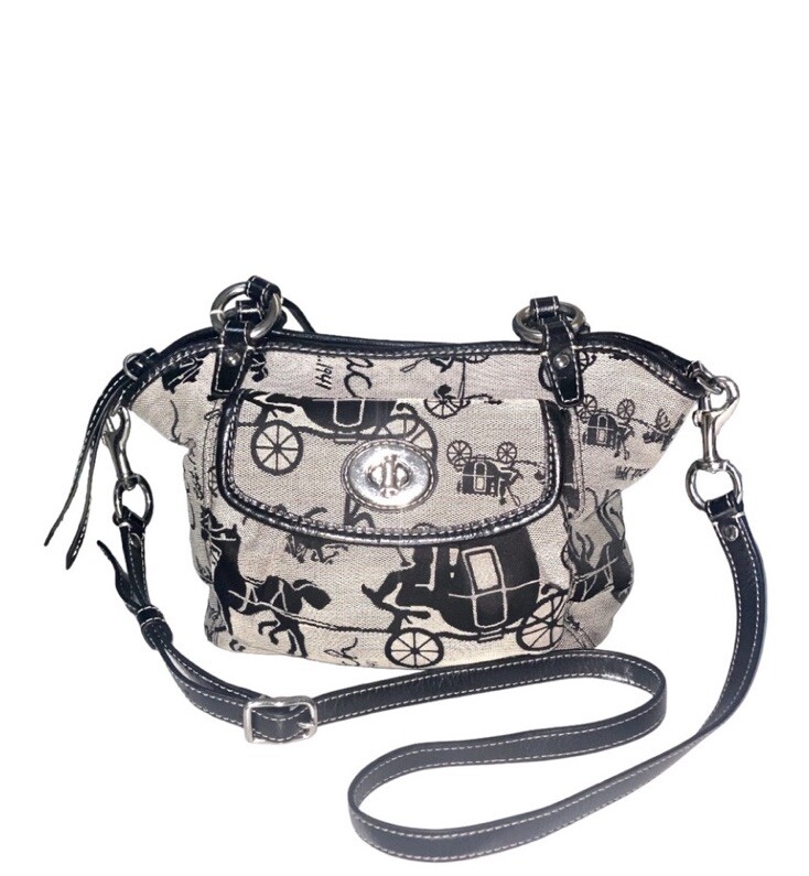 Coach Vintage Y2K Leah Signature C Tote Shoulder Handbag