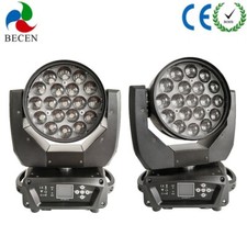 Led Wash Zoom Aura 19x15w RGBW 4in1 Led Zoom moving head dj Stage Light 2pcs