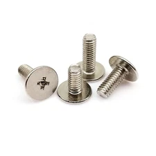 25pc M2 M2.5 M3 M4 Laptop Computer Phillips Thin Flat Extra Big Large Head Screw