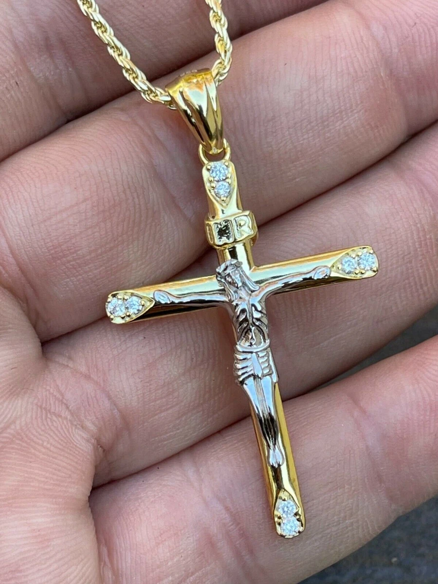 Diamond jesus cheap cross