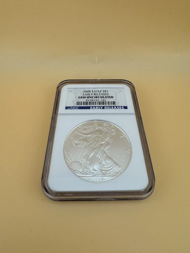 *2008 $1 American Eagle NGC  EARLY RELEASES - GEM UNCIRCULATED