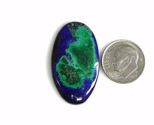 Natural Premium Azurite cabochon stone gemstone cab gem a003