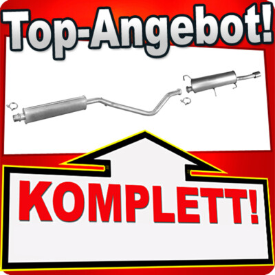 Auspuff für PEUGEOT 307 CC 2.0 130KW 177PS Auspuffanlage