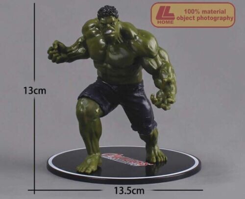 Anime Character Hulk PVC action Figure with base Statue toy Gift Collection