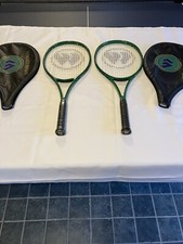 RARE Wimbledon LE 2 Tennis Rackets And Bags. NOS 4 3/8 -3 Graphite