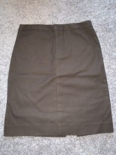 Y2K Vintage NWOT Gap Jeans Classic Brown Preppy Midi Skirt Sz 0 DISCONTINUED