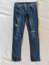 Studio V by Vigoss Snap Fly Skinny Leg Jeans Girl's sz. 12
