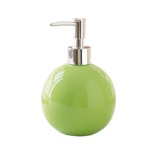 Ceramic Soap Dispenser With Silver Pump Refillable Liquid Hand Soap Leakproof UK