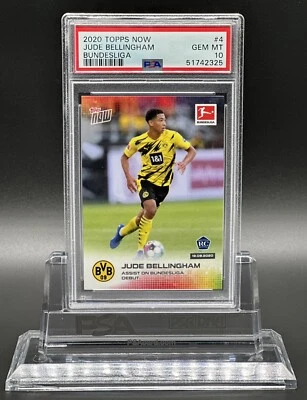 Topps Jude Bellingham Rookie PSA 10 Gem Mint Topps Now 2020-21 Bundesliga Debut  - Bild 1 von 2