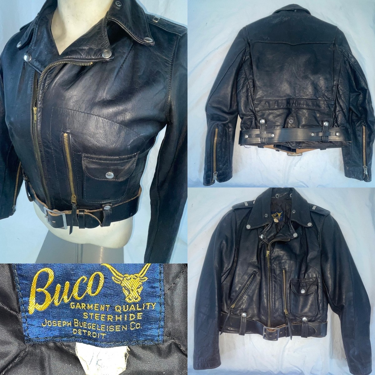 60s~70s Buco by M.K.S. レザージャケット スウェード 60s~70s Buco by M.K.S. レザージャケット スウェード 革ジャン愛好家