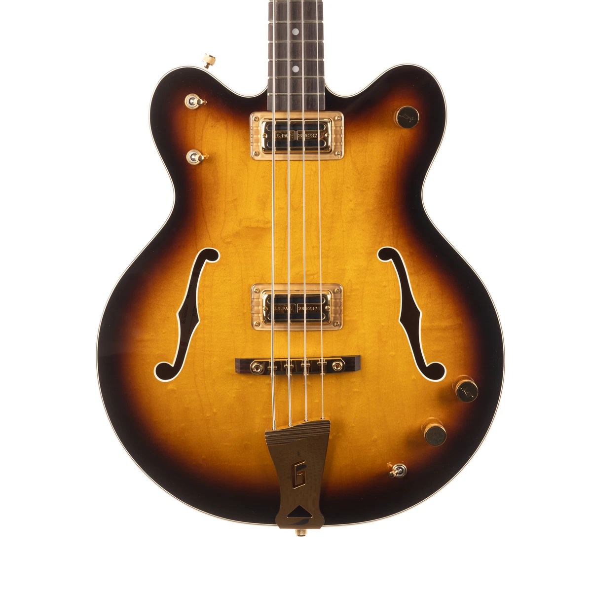 Used Gretsch G6072 Long Scale Hollow Body Bass Sunburst 2006 eBay
