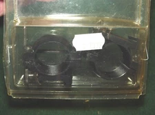 Vintage MILLETT  AL00012 BLACK Matte 1" Aluminum Rings - New Old Stock