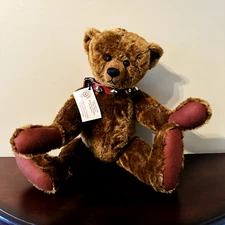 1997 Mohair Antique Style Teddy Bear Artist Craig Bottiger Of Cedar Creek Cubs