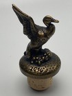 Jack Daniels 2014 DUCKS UNLIMITED Limitd Edition Wells Bottle Cork Brass Stopper — photo 9