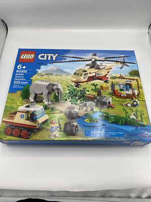 LEGO CITY 60302 Wildlife Rescue Operation Building Kit 525 Pcs Playset 