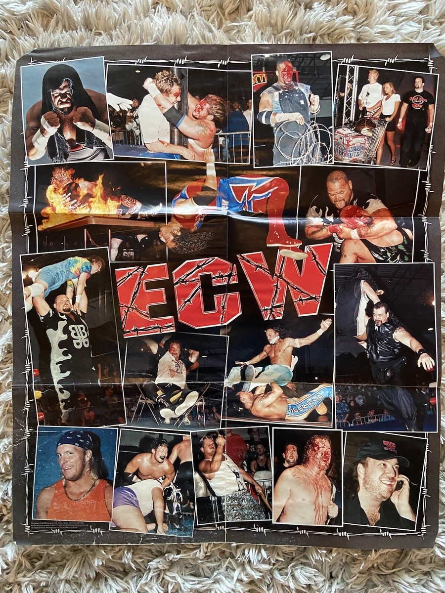 ECW Extreme Championship Wrestling Poster Vintage 2006 WWE 90s