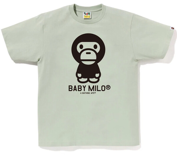 A BATHING APE Men's BICOLOR BABY MILO TEE ONLINE EXCLUSIVE