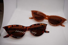 Cat Eye Designer Look Retro Sunglasses Multicolor Options