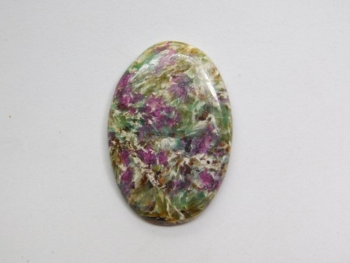 Natural Ruby Mermaid Kyanite gemstone Cabochon Loose For Jewelry 39 Cts. ME-2786 - Picture 2 of 3
