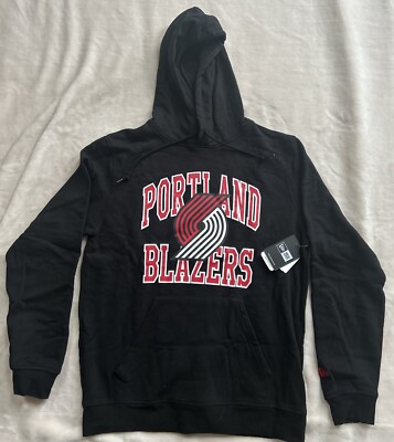 New Era Portland Trail Blazers Black Hoodie Large (C065)
