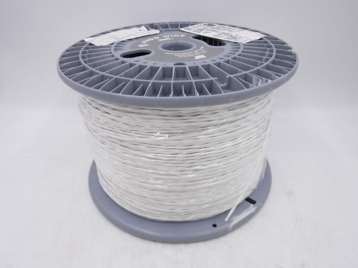2000' Judd Wire B0801236-22 Aerospace 2 Conductor Cable Wire 2C 22