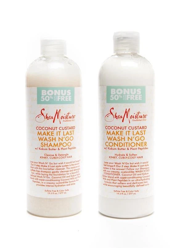 Shea Moisture Coconut Custard Conditioner 577ml and Shampoo 577ml - Photo 1/1