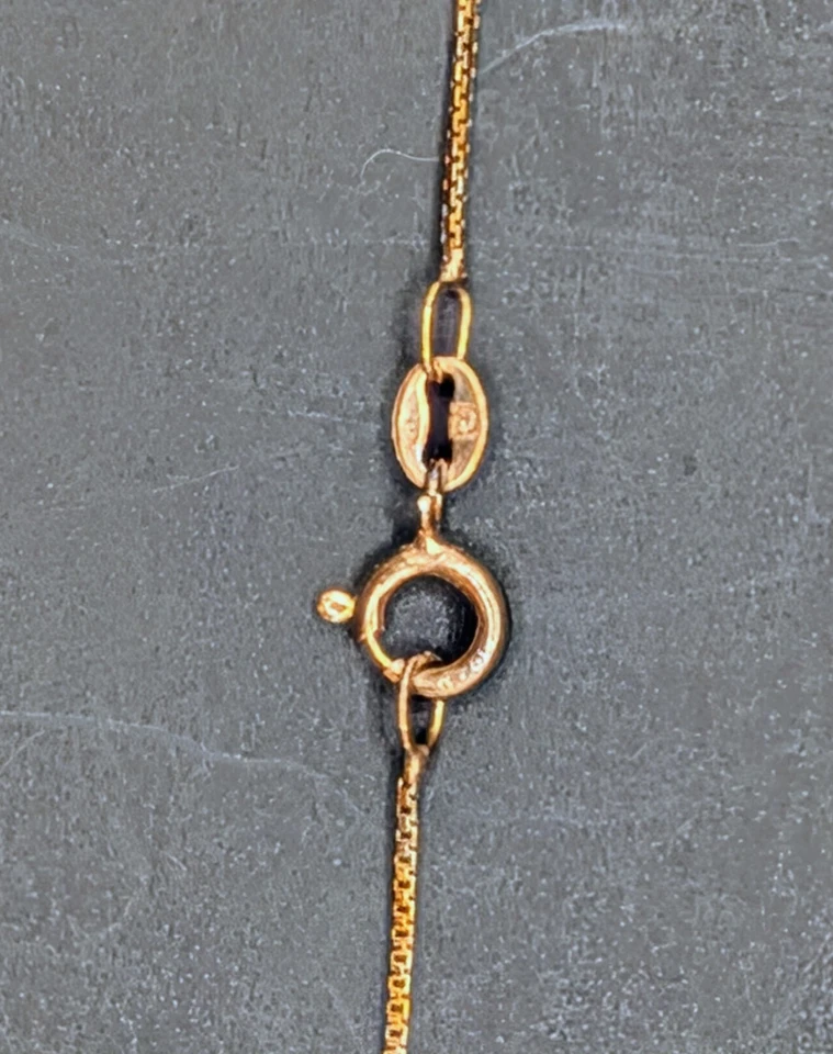 Gold Over Sterling Silver 925 Ross Simons Ruby Heart Pendant Necklace Chain - Image 4 of 4