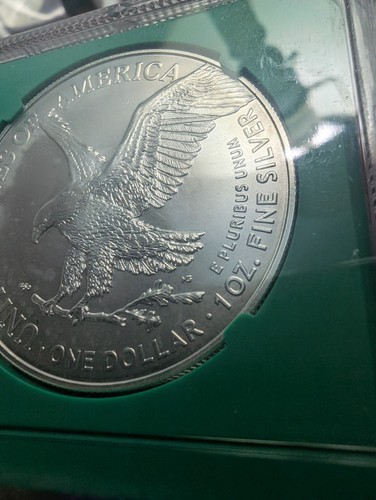 American Eagle 2024 MS 69 (Brilliant Uncirculated) 1 Oz Pure Silver .999 NGC 1 $ - Bild 11 von 12