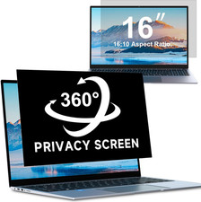 360 Privacy Screen Laptop 16 Inch 16:10 Anti Glare Blue Light Filter