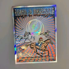 DEAD & CO. SARATOGA NY JUNE 2018 AE SIGNED # CONCERT POSTER DUBOIS FOIL COMPANY