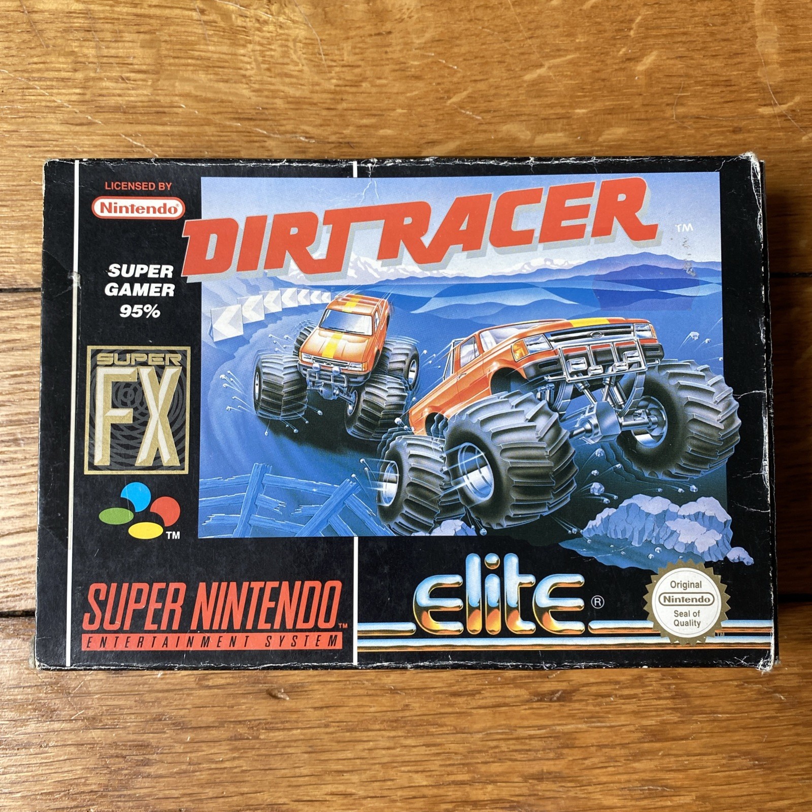 Jeu Dirt Racer Super FX Nintendo Snes Pal EUR Complet 
