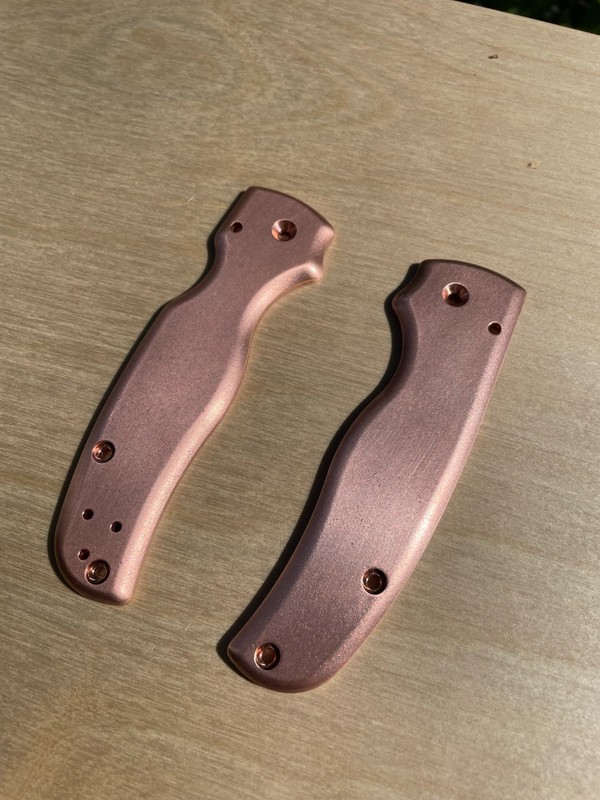 Spyderco Shaman Scales - FLYTANIUM - Copper