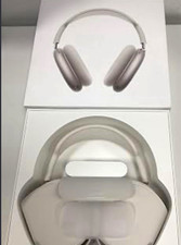 Apple AirPods Max Silver Bluetooth Wireless Over-Ear Headphones with Smart Case