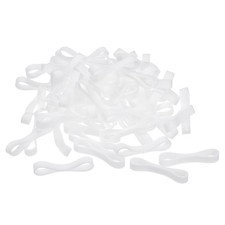 Silicone Rubber Bands Rings 100Pcs Non-slip 25mm Dia 1mm Thick 5mm Width