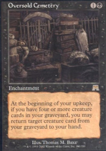 MTG English Oversold Cemetery NM Foil Onslaught - Picture 1 of 1