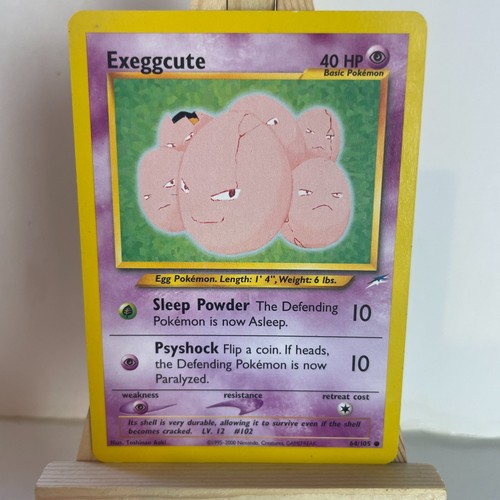 Exeggcute 64/105 Neo Destiny Common Pokemon Moderate Play+ - Picture 1 of 5