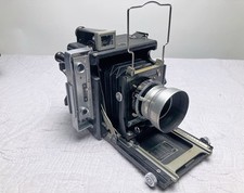 Completo fotocamera Graflex SPEED GRAPHIC 2 1/4" X 3 1/4" con Zeiss Tessar 105 mm F/3,5