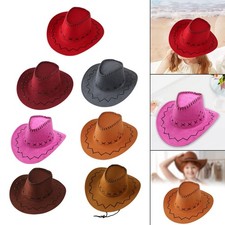 Cappello Western Bambini Cappello Cowboy Cappello Cowgirl Sombrero Tesa Larga
