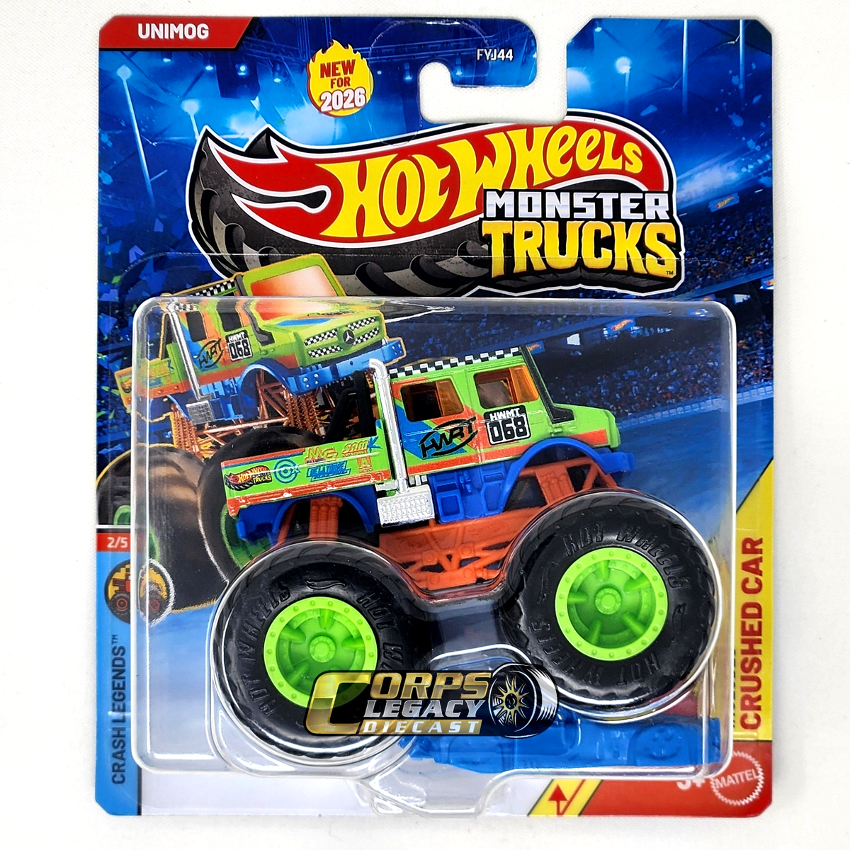 Hot Wheels Monster Trucks 2026 Mix 1 A Case 1:64 – You Choose