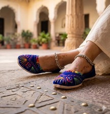 Women Shoes Indian Handmade Jutties Wedding P...