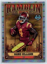 Mario Williams 2023 Bowman University Chrome Ramblin' Man #RM-7