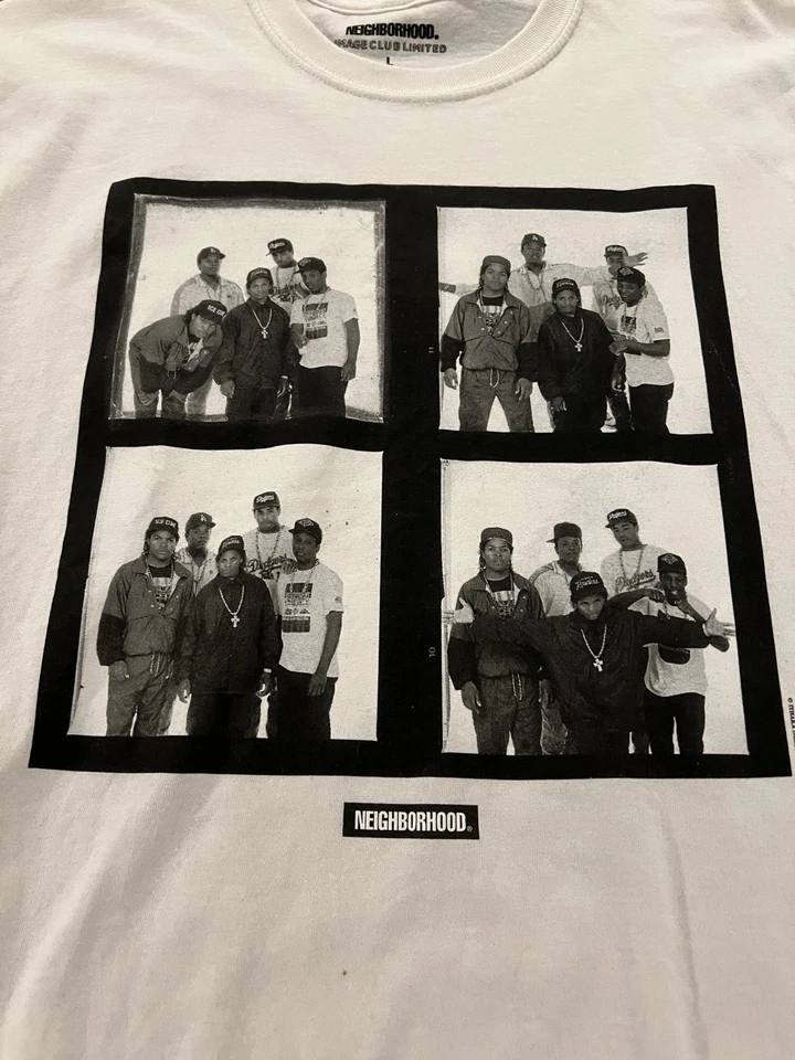 Camiseta Neighborhood NWA Image Club para hombre talla grande Foto 2 de 4
