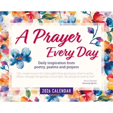 Carousel Calendars,  Prayer for Every Day 2026 Desk Calendar, 12'' X 12'', 16-Mo